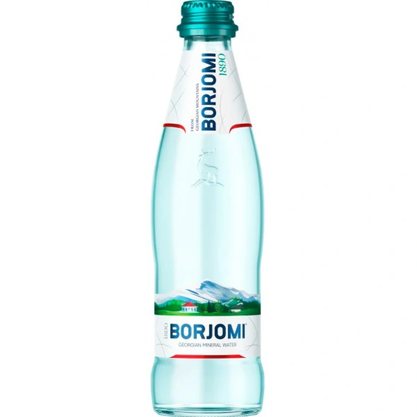 Borjomi минеральная вода 0,33 стекло