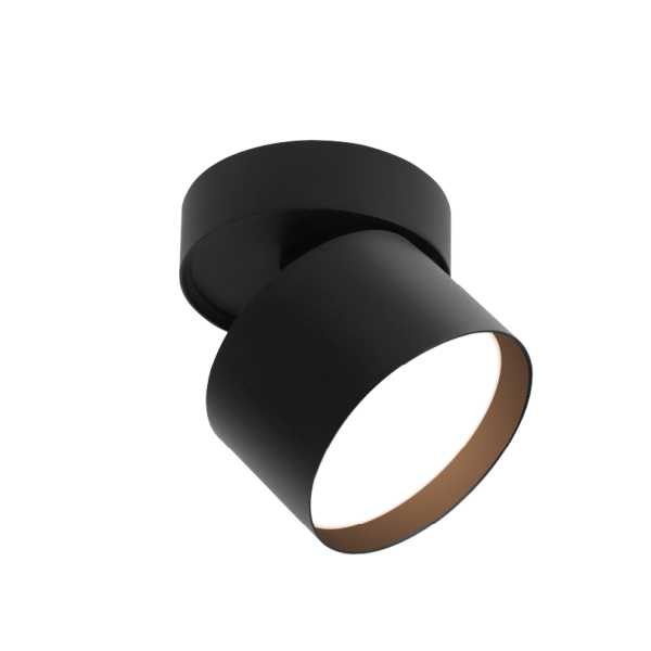Светильник накладной WOLTA WSL-GX53/02BL IP20 черный D82,5x80