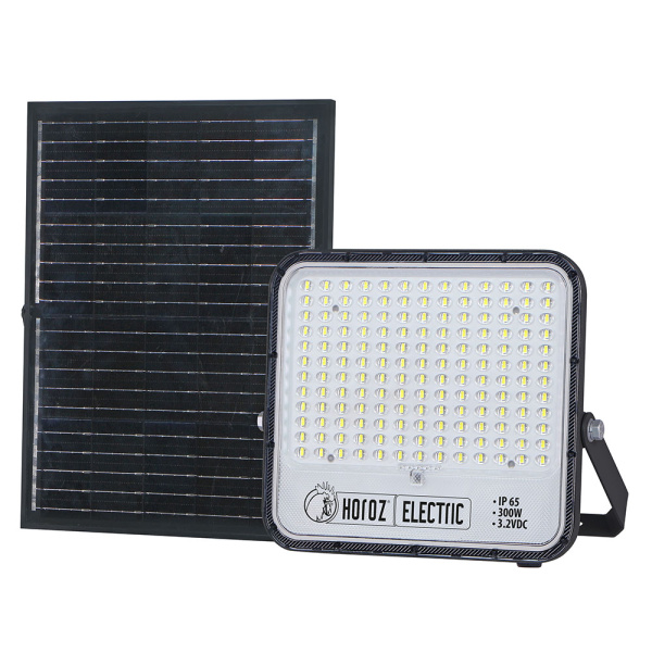 Прожектор 068-012-1050 50W BLACK 6400K 3.2VDC LED SOLAR PRJ.