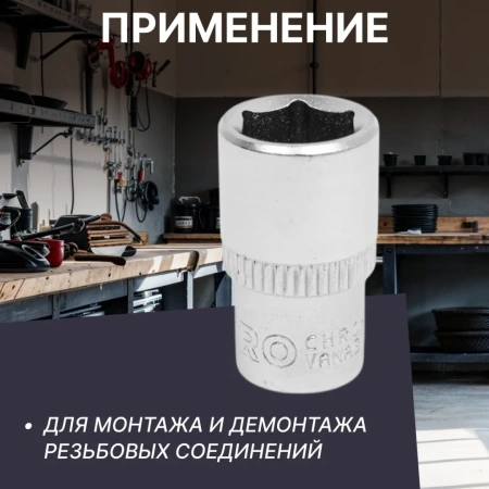 Головка 1/4" 10мм 6гр. PRO STARTUL (PRO-54010)