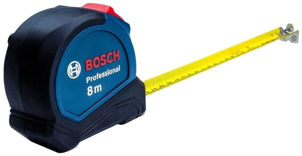 Рулетка с автостопом 8 м, 27 мм BOSCH 1600A01V3S