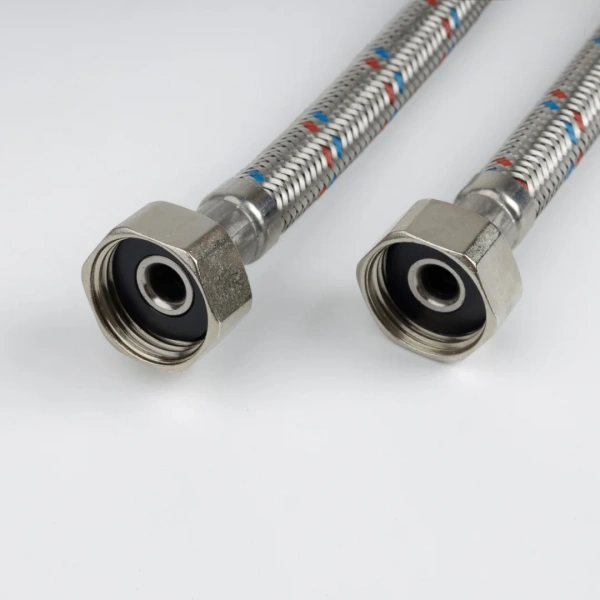 Гибкая подводка, F1/2xF1/2, SS304, латунь, 0,6 м, IDDIS, 926ABS06ZP