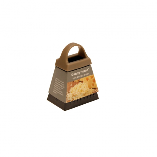 Терка DH мини 4х сторонняя 9х6,5х4,5 см DH0023-BROWN