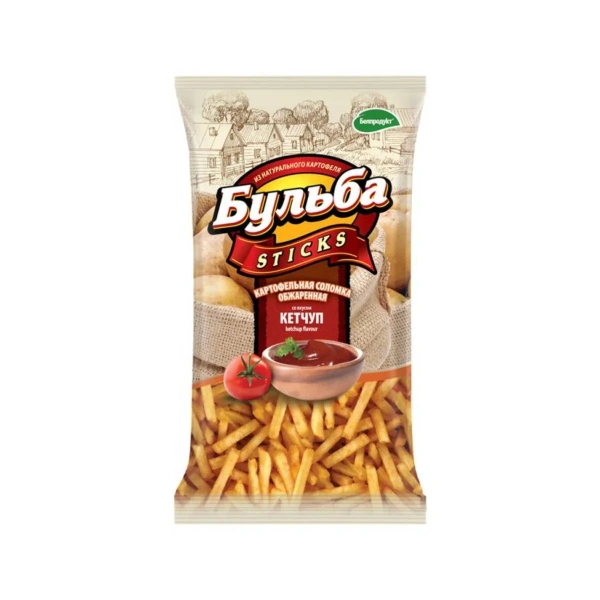 Соломка Бульба STIKS кетчуп 75гр