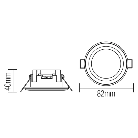 Спот Horoz 016-071-0005 5W WH 4200K 170-265V LED
