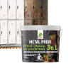 Грунт эмаль по ржавчине Metal profi 3 в 1 цвет белый 2,7 л