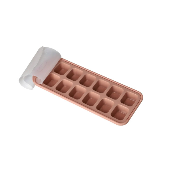 Форма для льда DH с крышкой 27,2х10,6х2,4 см силикон пластик DH3957-PINK