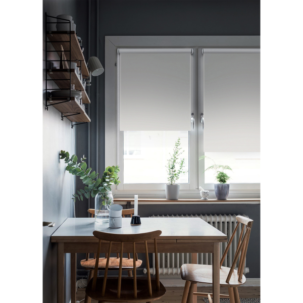 Штора рулонная Blackout LUX цвет белый 83*170 см 81741083170