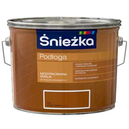 Эмаль Sniezka Podloga для пола промежуточный орех P02 2.5 л