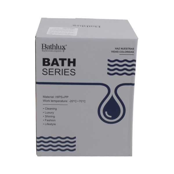 Набор для ванной комнаты Bathlux Shallow coffee (ведро, дозатор, 2 стакана, мыльница, гарнитур для т