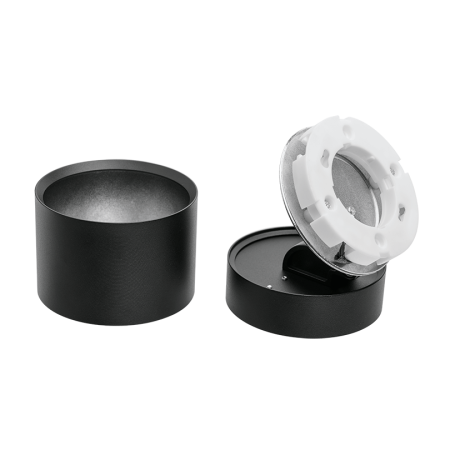 Светильник накладной WOLTA WSL-GX53/02BL IP20 черный D82,5x80