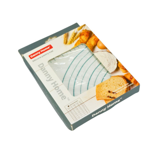 Коврик для выпечки 60х40 см силикон DH2936-BLUE
