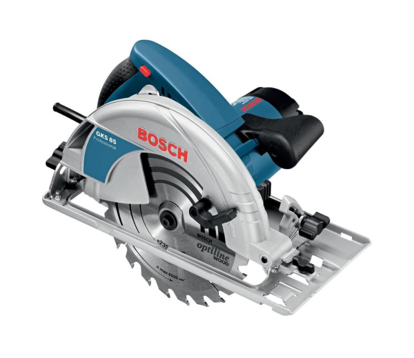 Пила BOSCH дисковая GKS 190 1400Вт д.диска190 глубина пропила70 макс угол косого пропила 56