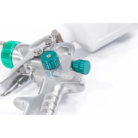 Краскораспылитель AG 810 HVLP, гравитационный, сопло 0,8 мм и 1 мм //Stels