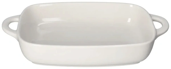 Форма для выпечки DH 30,5х18,5х5 см с ручками керамика белая BW26-136