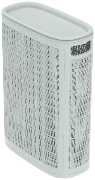 Корзина для белья Альт-Пласт Лён 45л 43×20×60см серый АП 1067