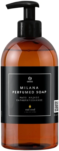 Мыло жидкое Grass Milana Oud Rood парфюмированное с маслом кедра 300мл