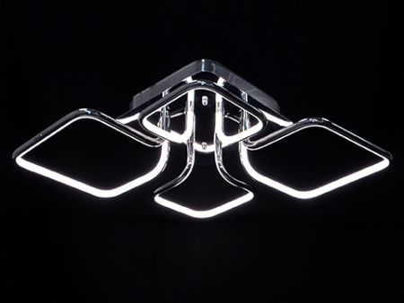Люстра "Галактика" 1045846 ф745х525х125 хром LED 90Вт К008341