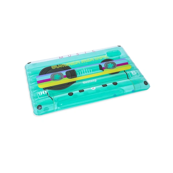 Матрас пляжный BESTWAY для плавания Retro Beats 174х117 см  нагрузка 90 кг 43649