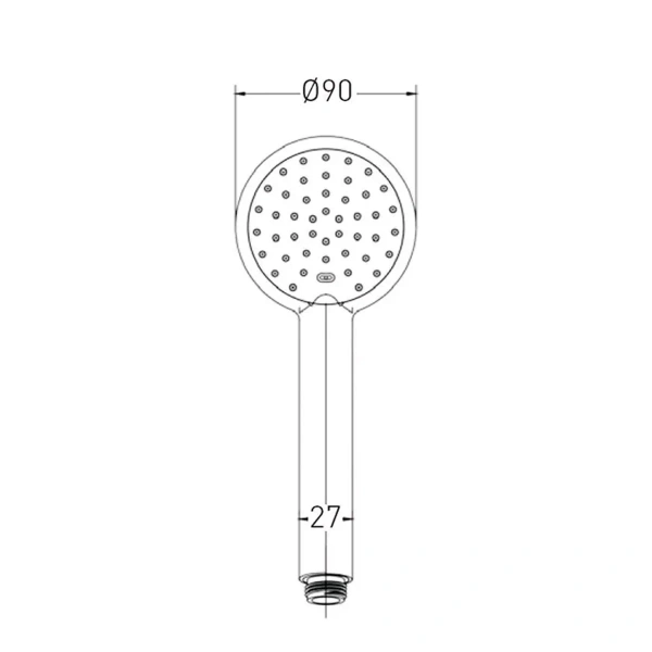 Лейка для душа Gross Aqua,  Alfa 1 режим GA141