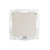 Розетка VESNA 742-3788-123B с/з с крышкой бакалит титан (механизм)