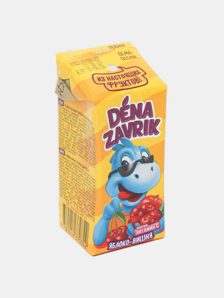 Нектар Dena Zavrik Яблочно-вишневый 0,2л