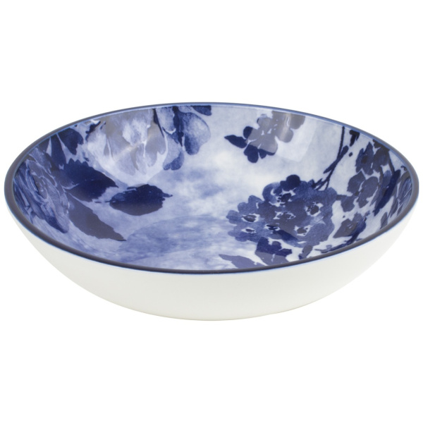 Тарелка глубокая DH Blue Garden 20,1х4,8 см SF26-03