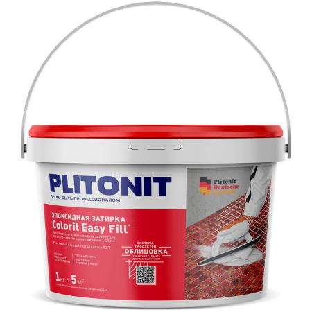 Затирка эпоксидная PLITONIT Colorit EasyFill антрацит - 1