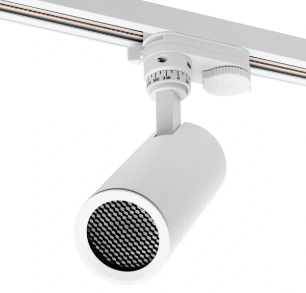 Светильник трековый WOLTA WTL-GU10/01W IP20 под лампу GU10 Белый BASIC D60x136x140