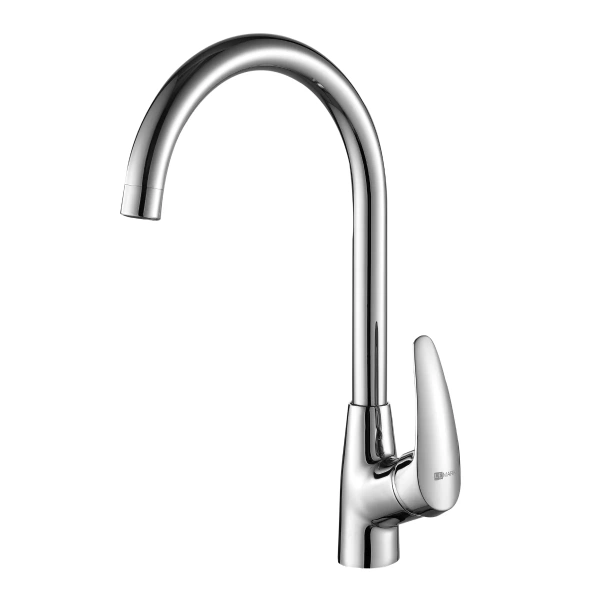 Смеситель д/к  Linara LM0405Cс высоким поворотным изливом, хром