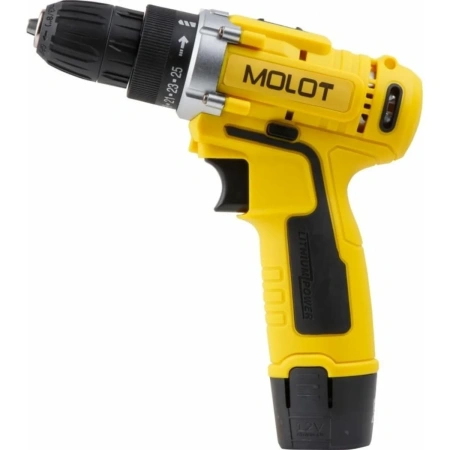 Дрель-шуруповерт аккум. MOLOT MBD 1213-1 Li в кор., арт.MBD12131Li0029
