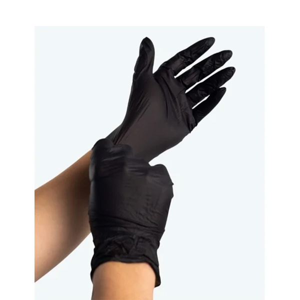 Перчатки Attribute NITRILE GUARD одноразовые нитриловые S/M 40шт черные