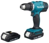Дрель-шуруповерт Makita; 42/27 Нм; 1.5-13 мм; 2 батареи Li-Ion 18 В, 1,5 Ач; зарядка; чемодан