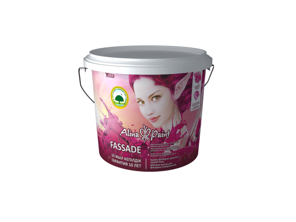 Краска водоэмульсионная, Alina Paint Fassade 3 кг, база АВ