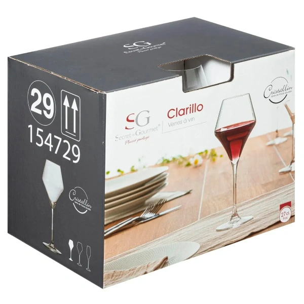 Фужер SG Clarillo 270 мл 8,4х20,4 см стекло 154729