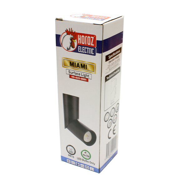 Светильник направляющий MIAIM Black   015-033-0001 GU 10  220-240V