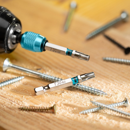 Бита Torx 30х50мм, сталь S2, шестигр., 2 шт.// Gross