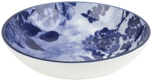 Тарелка глубокая DH Blue Garden 20,1х4,8 см SF26-03